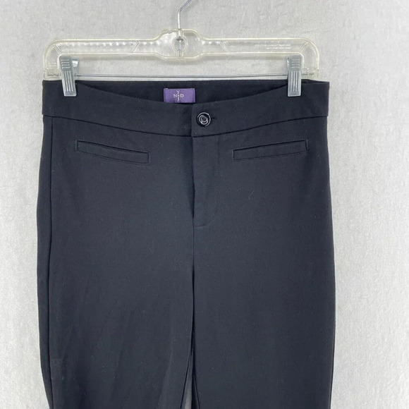 NYDJ Jeans Women's Sz 4 Black Ponte Stretch Leggings Skinny Slim Straight Pants - Picture 6 of 11